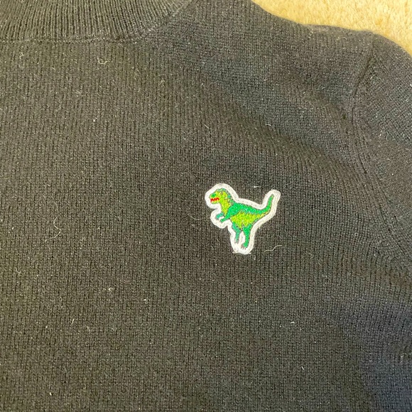 Coach 1941 Black Cashmere Turtleneck with Rexy Patch, Size US - Picture 4 of 12